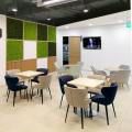 Covidien Private Limited - A Medtronic Company | Product Seen: [Madison Side Chair, Pablo Dining Table – Dia800 & Sacco Wood Leg Lounger]